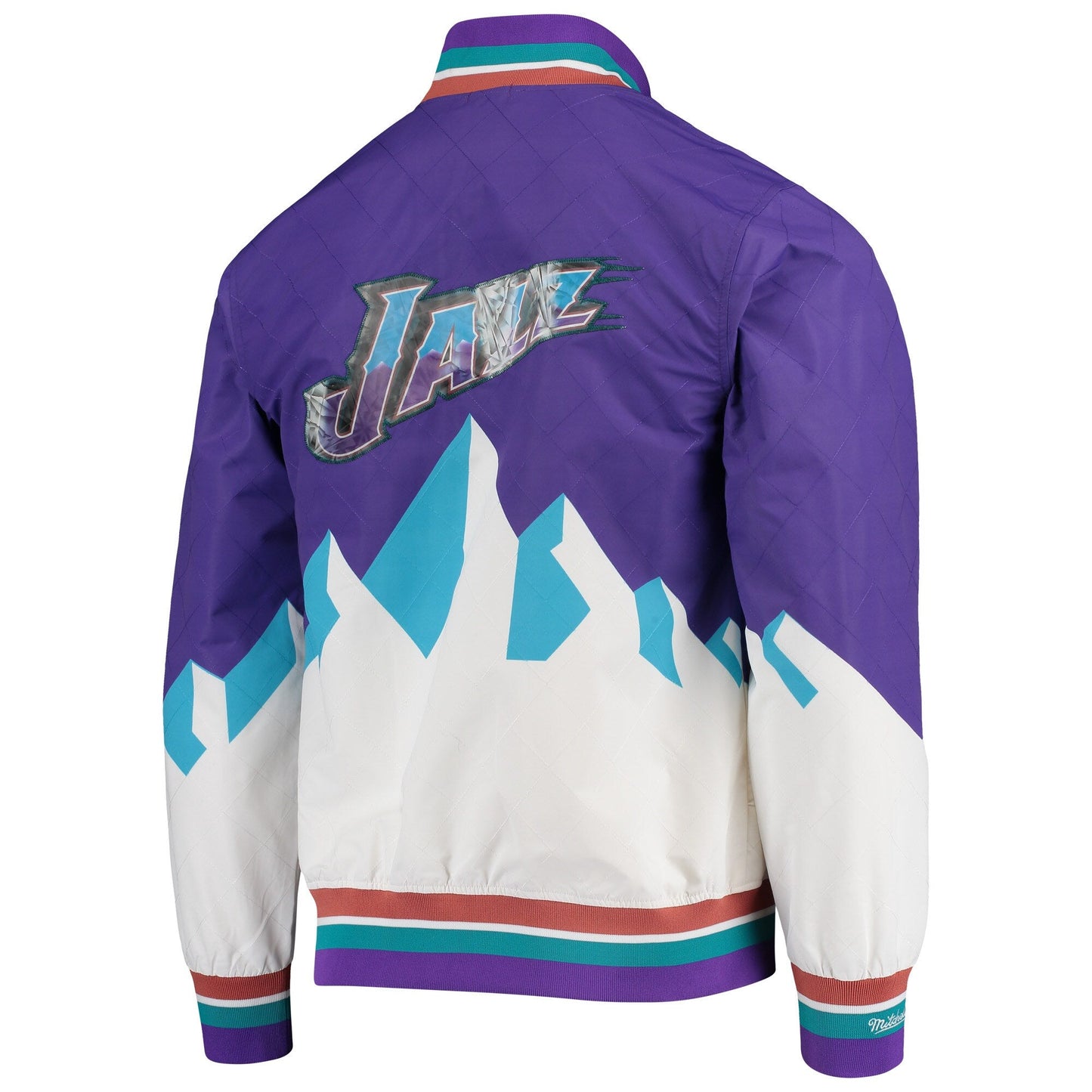Men's Mitchell & Ness 75Th Anniversary Warm Up Jacket Jazz