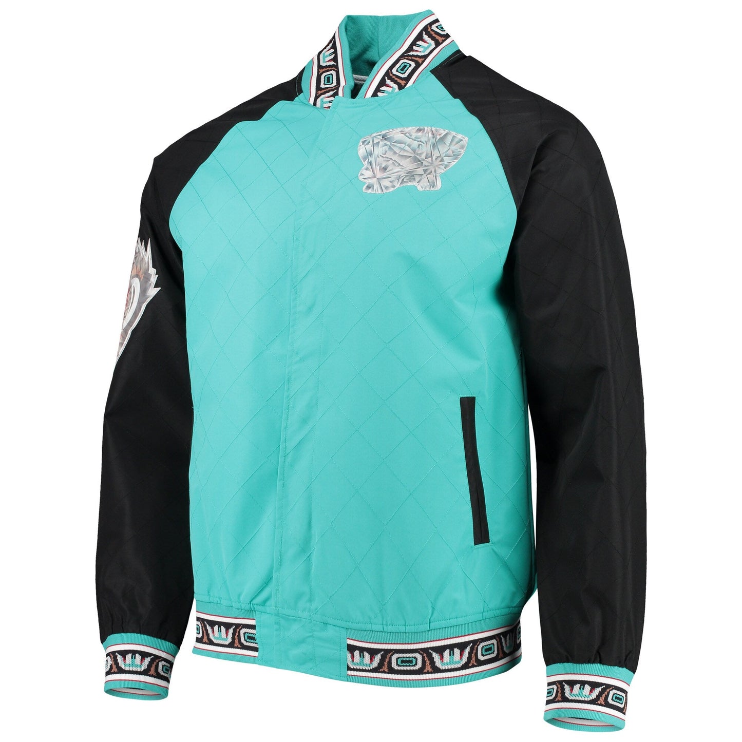 Mitchell & Ness Men's 75Th Anni Warm Up Jacket Grizzlies Jackets