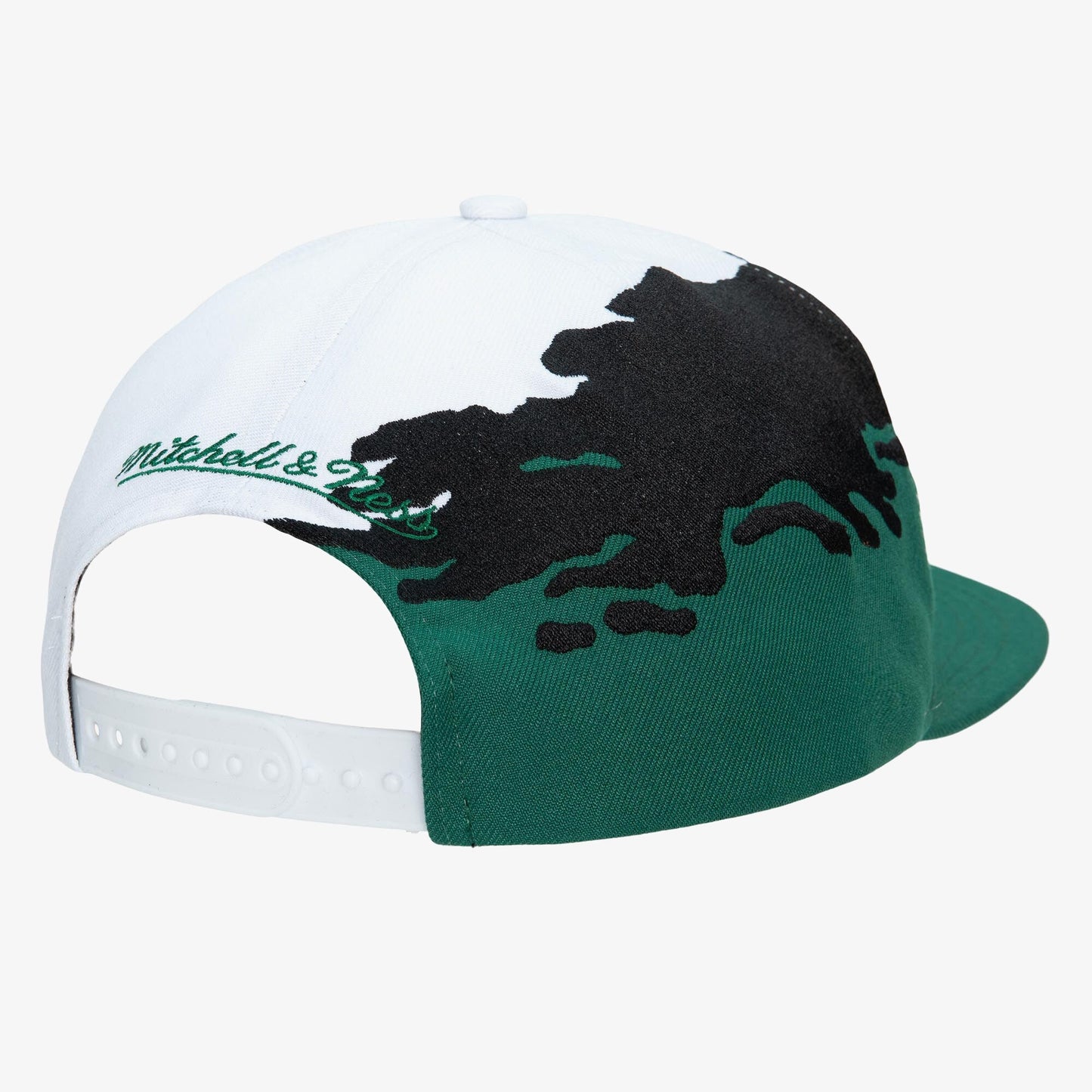 Men's Mitchell & Ness NBA Paintbrush Snapback Hwc Celtics - White-Green