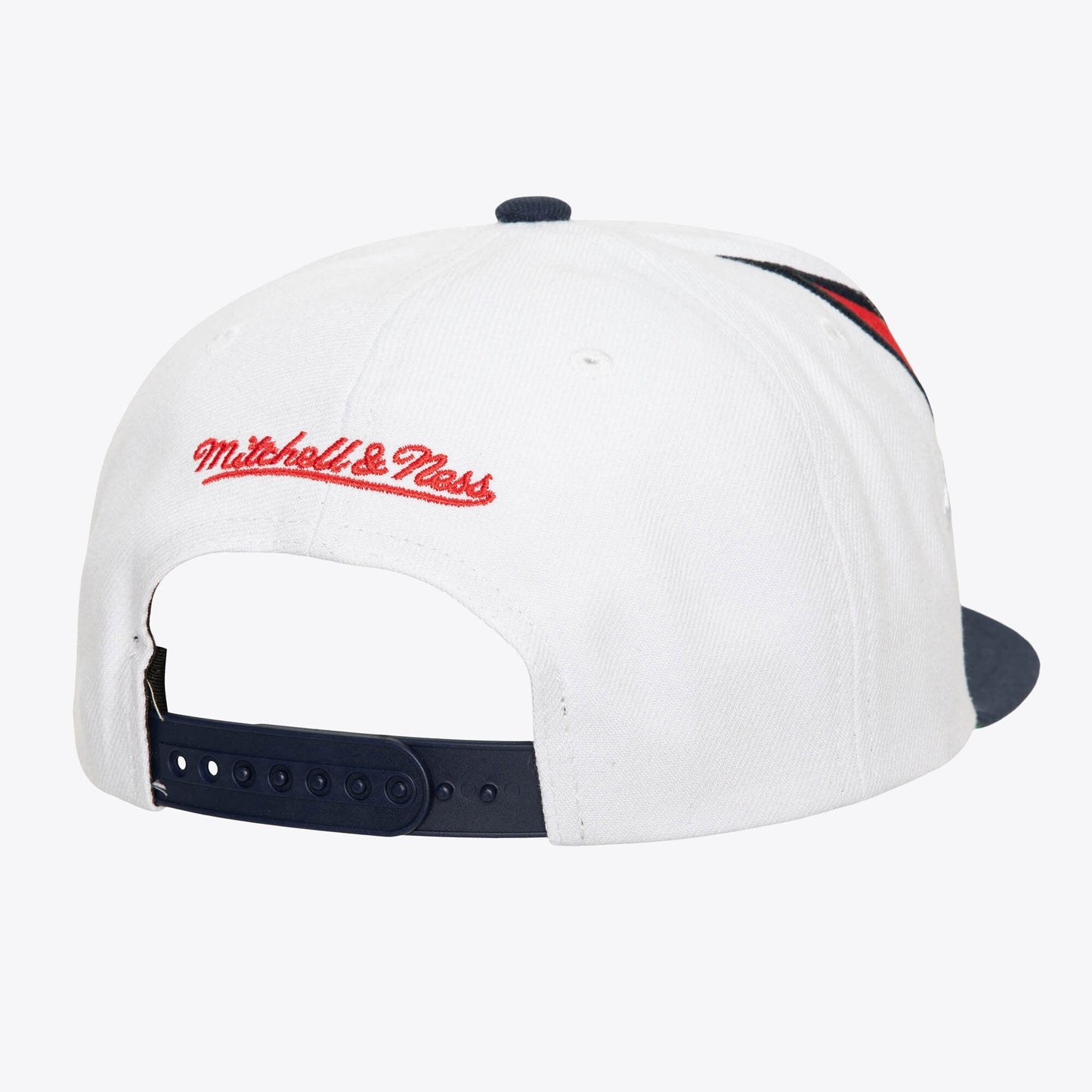 Men's Mitchell & Ness MLB Waverunner Snapback Red Sox - White