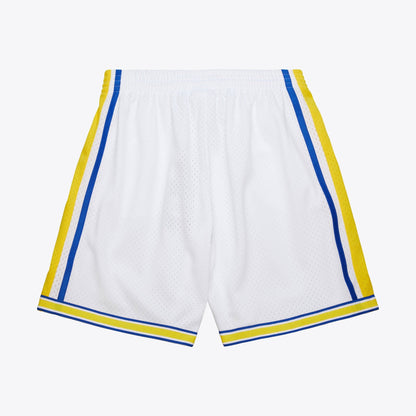Mitchell & Ness Men's NBA White Shorts Warriors 1990