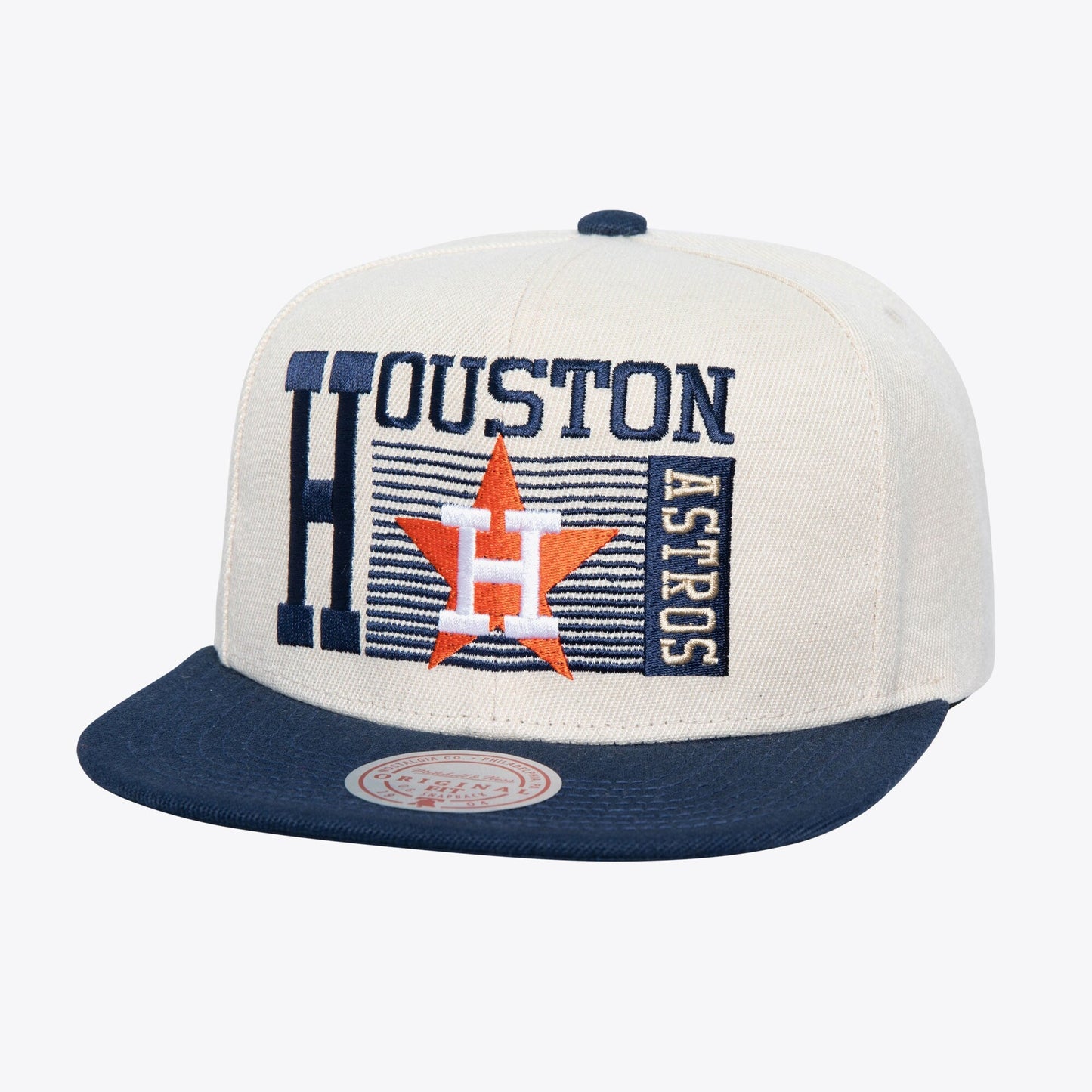 Men's Mitchell & Ness MLB Speed Zone Snapback Coop Astros