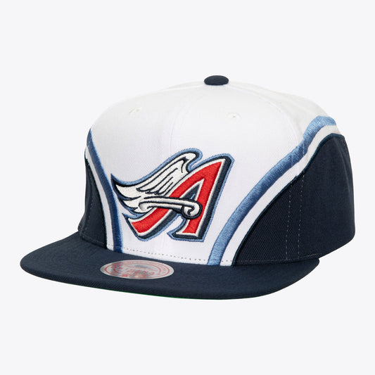 Men's Mitchell & Ness MLB Overhead Snapback Coop Angels