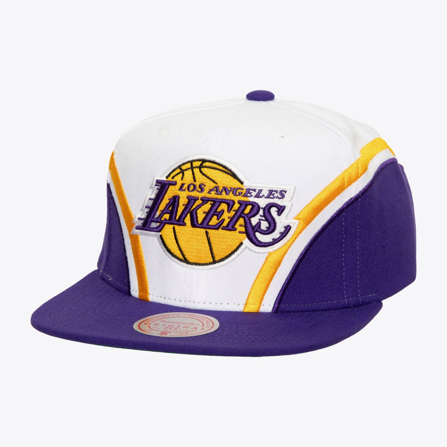 Mitchell & Ness Men's NBA Overhead Snapback Lakers Snapback Caps