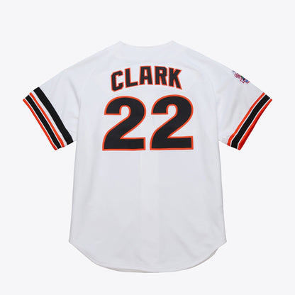 Mitchell & Ness Men's MLB Home World Series Jersey Giants 1989 Willie Clark
