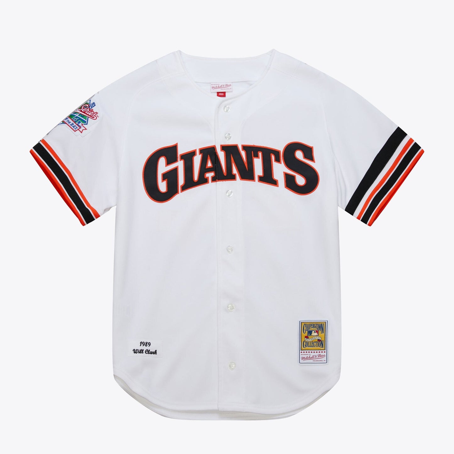 Mitchell & Ness Men's MLB Home World Series Jersey Giants 1989 Willie Clark