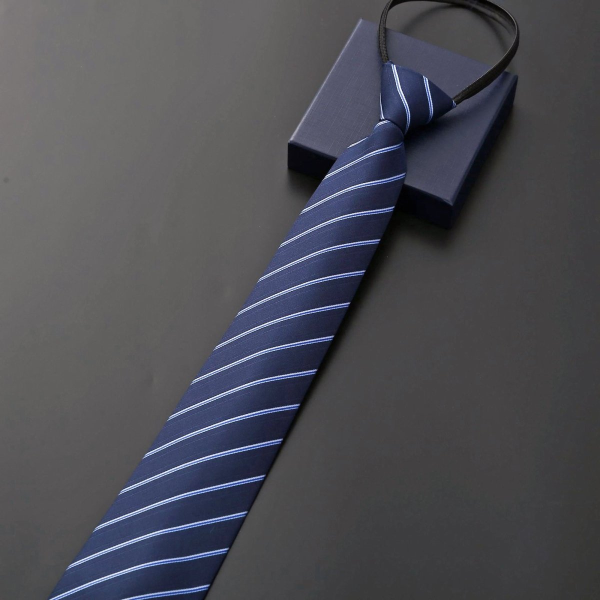 Men's Zipper Necktie - Pre-Tied Formal Tie