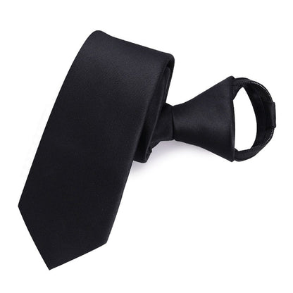 Men's Zipper Necktie - Pre-Tied Formal Tie
