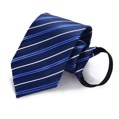 Men's Zipper Necktie - Pre-Tied Formal Tie