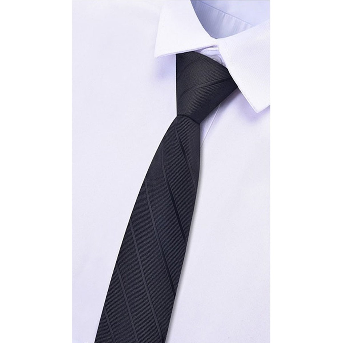 Men's Zipper Necktie - Pre-Tied Formal Tie