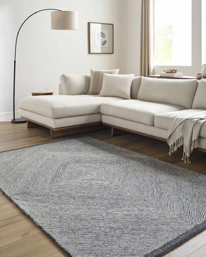 Wool Texture Area Rug