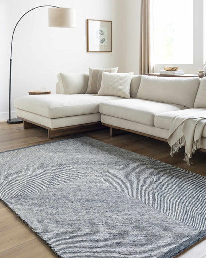 Wool Texture Area Rug