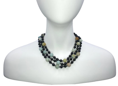 Black and green-