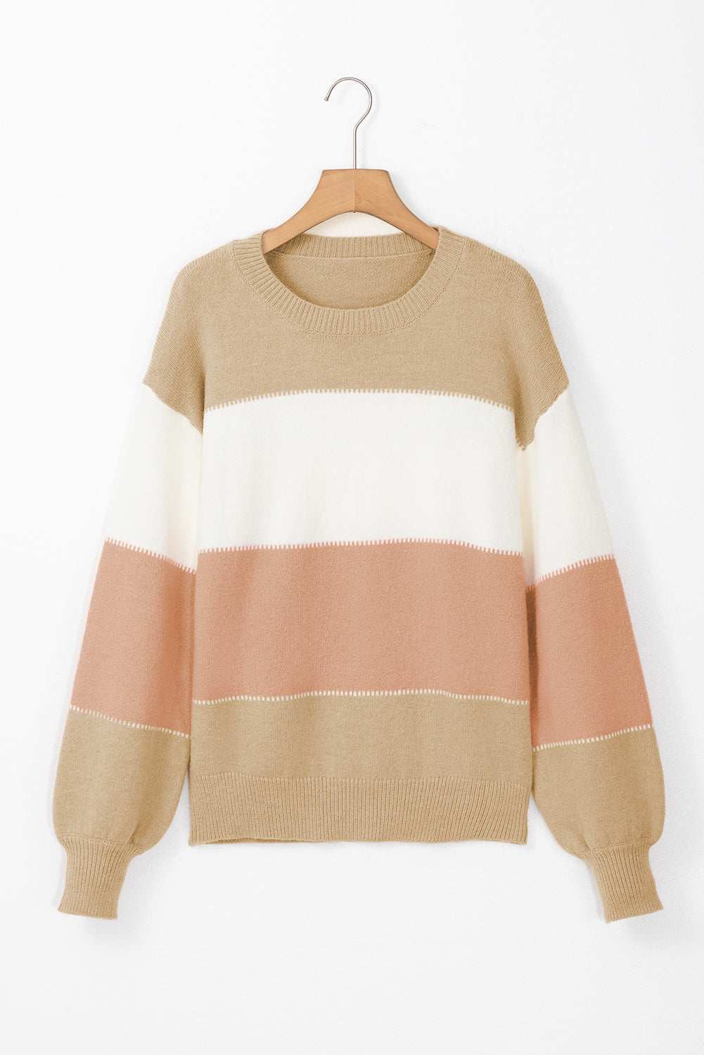 Ella Sleeve Drop Shoulder Sweater - Dusty Pink / L - 12/14