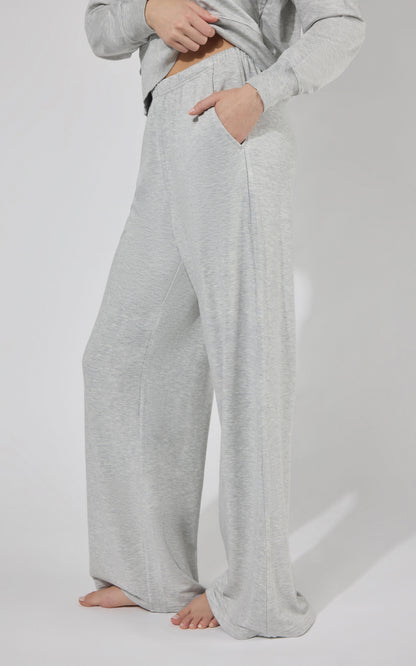 Modal Terry Relaxed Wide Pant
