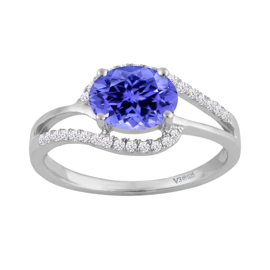 Blue, White-
