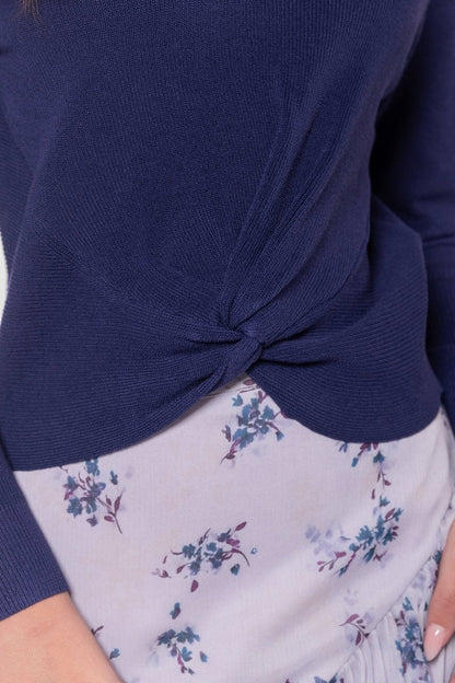 Mia Top (Navy)