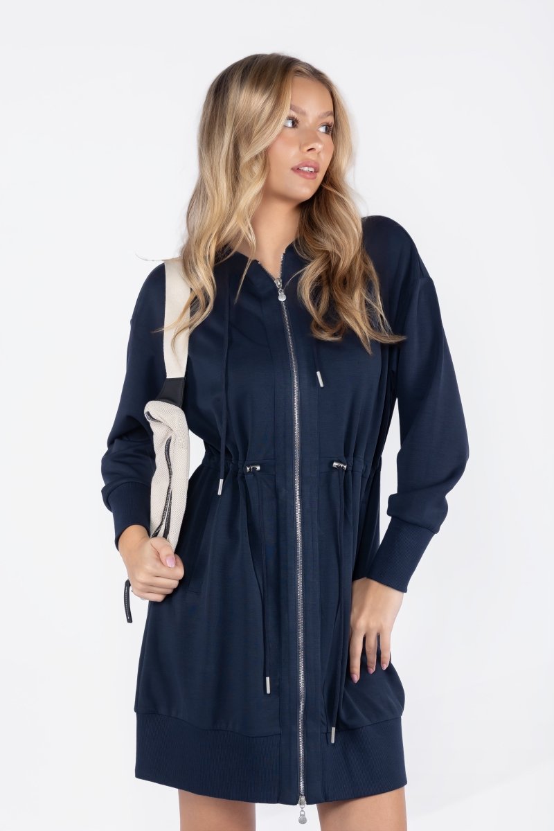 Mina Dress 37" (Navy)