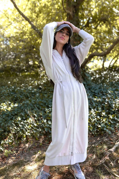 Mina Dress 50" (Stone)