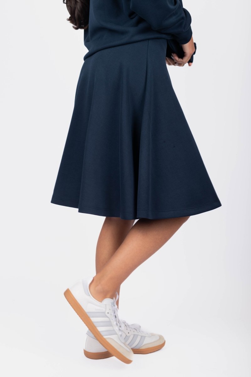 Mina Swing Skirt 23" (Navy)