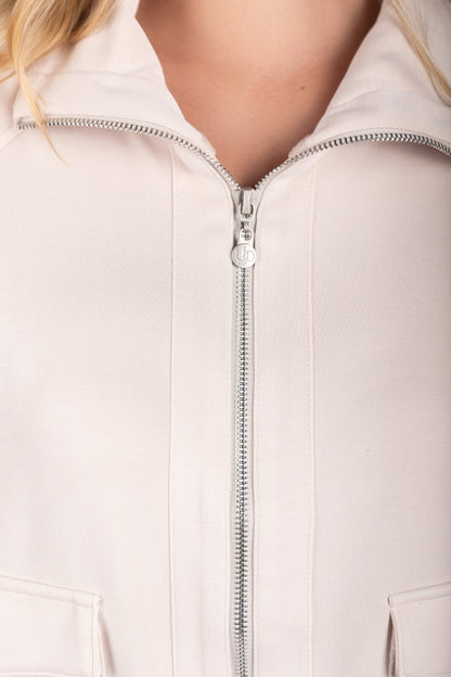Mina Zip Up Jacket (Stone)