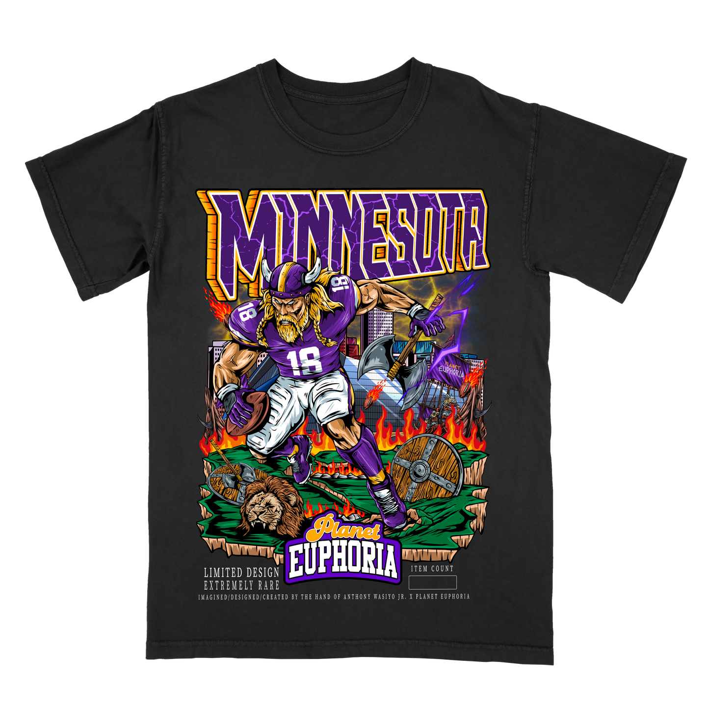 Minnesota Limited Edition NFL Player Graphic T-Shirt