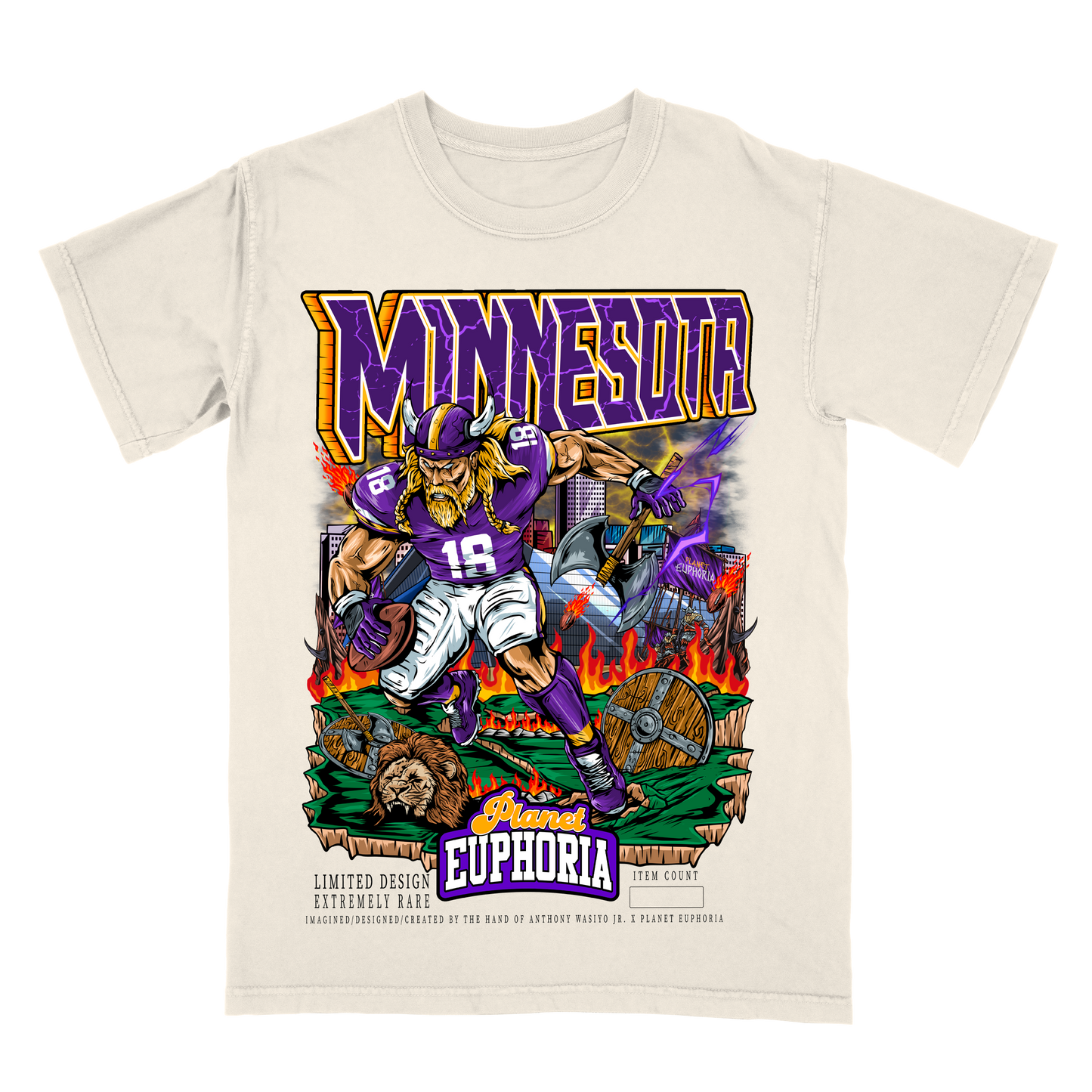 Minnesota Limited Edition NFL Player Graphic T-Shirt