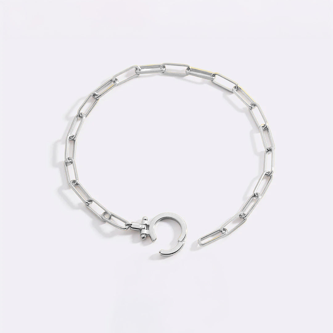 Mint & Lily Mint Paperclip Bracelet