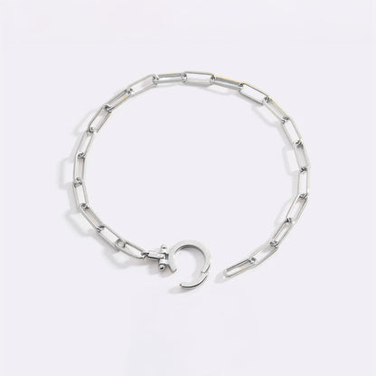 Mint & Lily Mint Paperclip Bracelet
