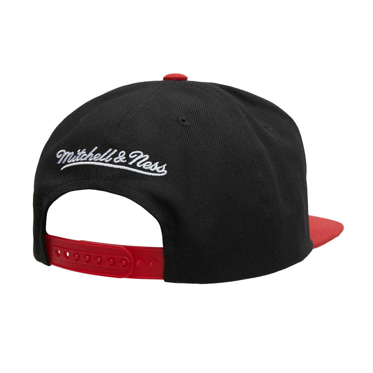 Men's Mitchell & Ness NBA Logo Bill Snapback Hwc 76Ers - Black-Red
