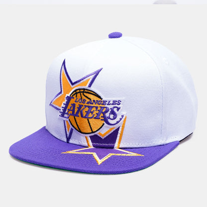 Mitchell & Ness Men's NBA All Starz Snapback Lakers Snapback Caps