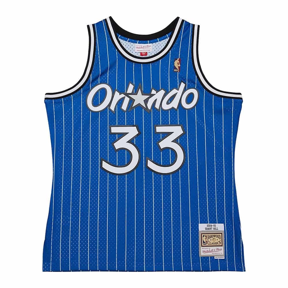 Mitchell & Ness Men's NBA Blue Alternate Jersey Magic 2004 Grant Hill