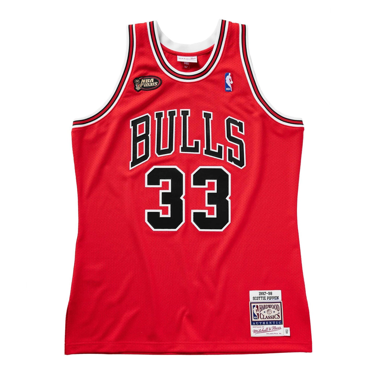 Mitchell & Ness Men's NBA Authentic Jersey 1997 Chicago Bulls Scottie Pippen #33 Jerseys