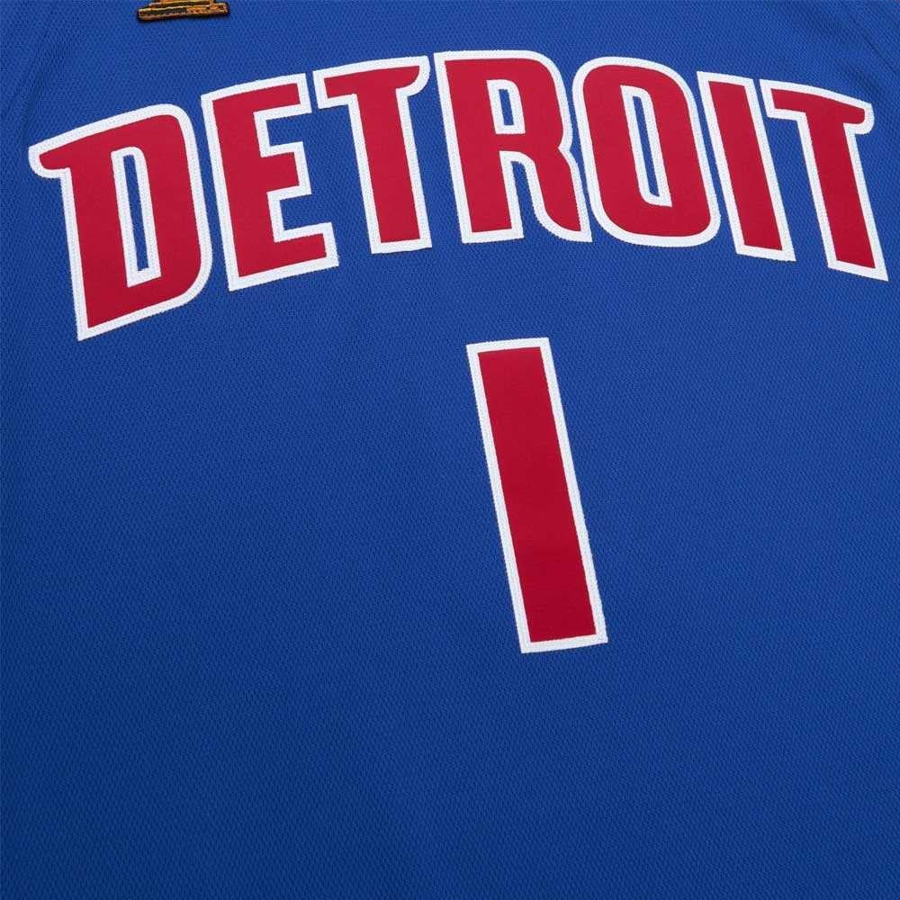 Men's Mitchell & Ness Dark Finals Jersey Pistons 2003 Chauncey Billups