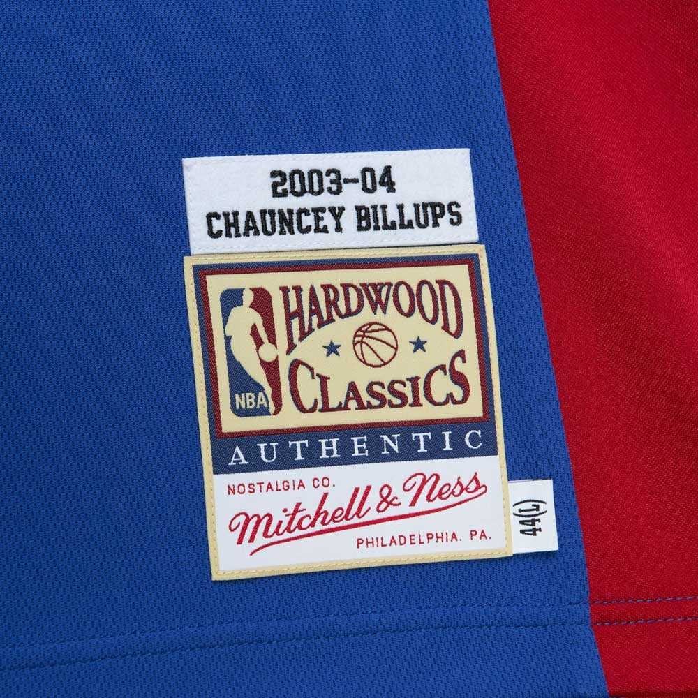 Men's Mitchell & Ness Dark Finals Jersey Pistons 2003 Chauncey Billups