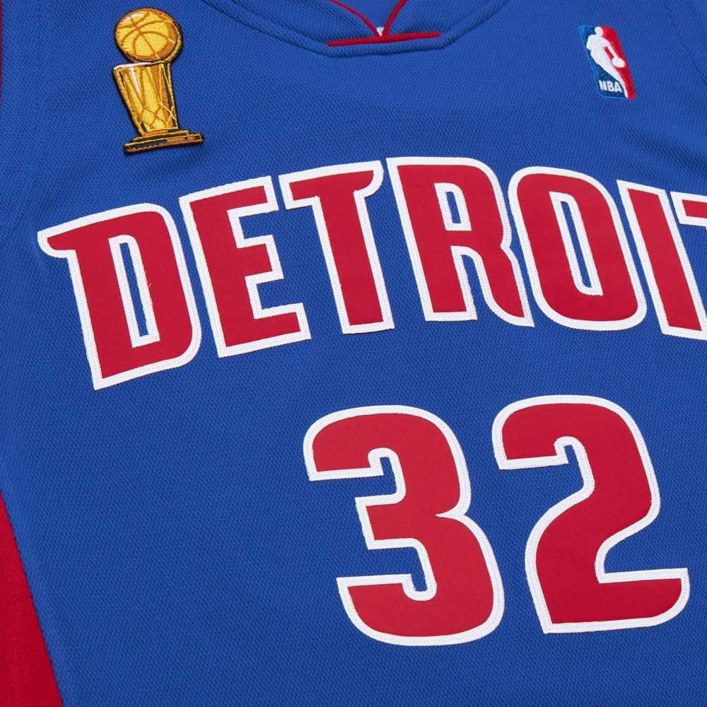 Men's Mitchell & Ness Dark Finals Jersey Pistons 2003 Richard Hamilton
