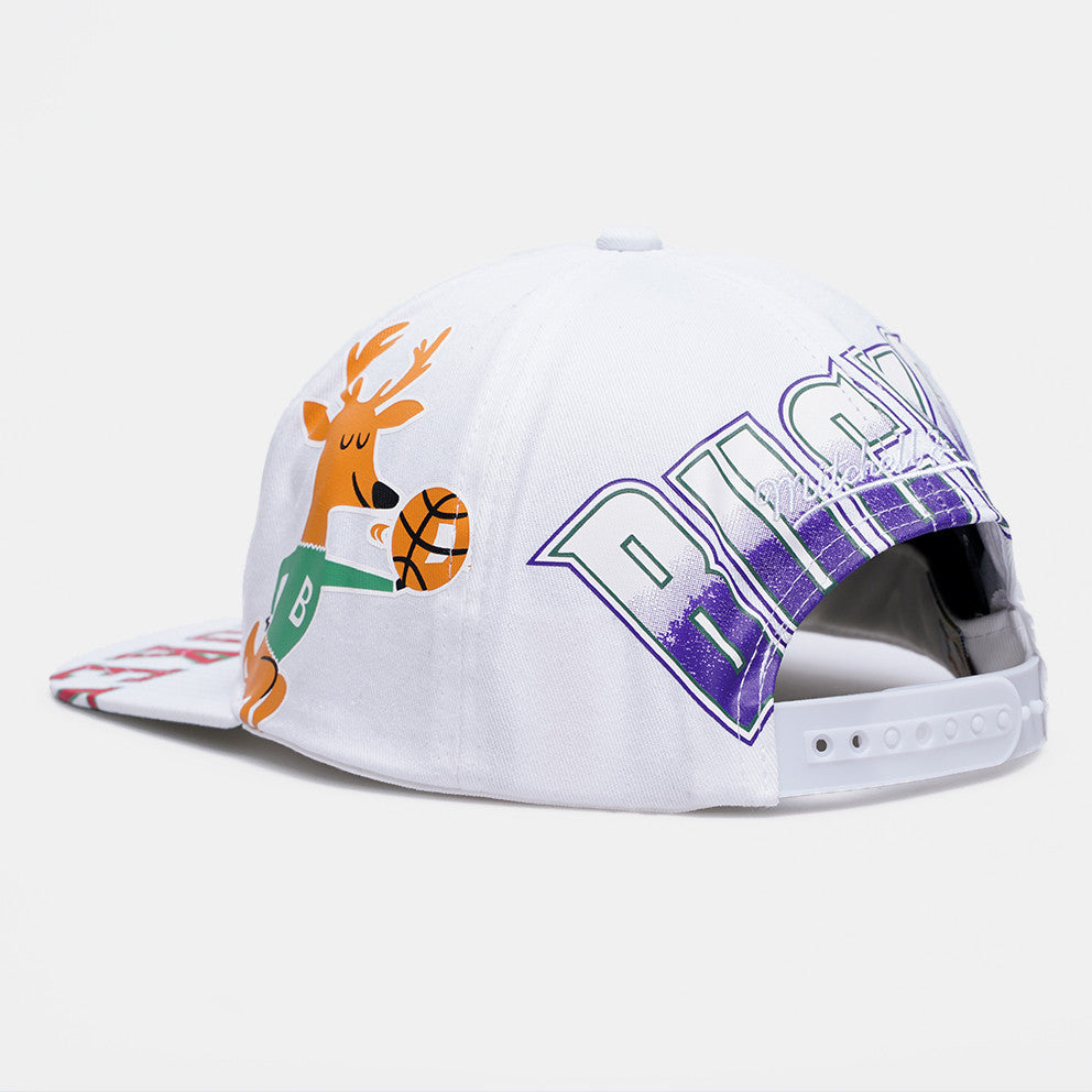 Mitchell & Ness Men's NBA In Your Face Deadstock Hwc Bucks Ball Caps