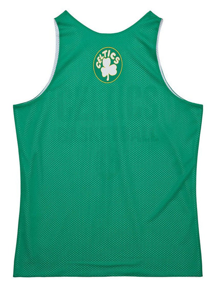 Mitchell & Ness Men's Reversible Mesh Practice Tank Vintage Logo Celtics Tank Tops