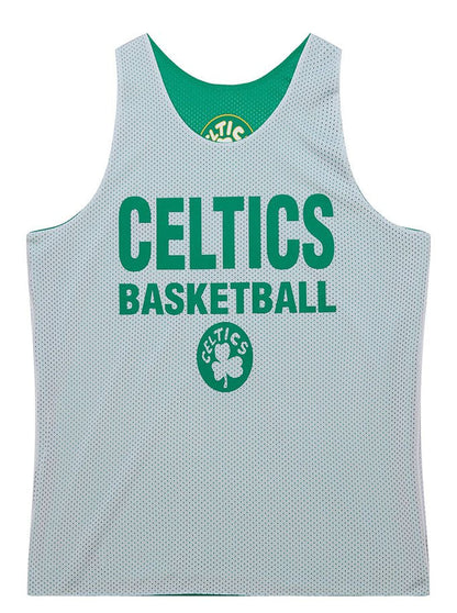 Mitchell & Ness Men's Reversible Mesh Practice Tank Vintage Logo Celtics Tank Tops