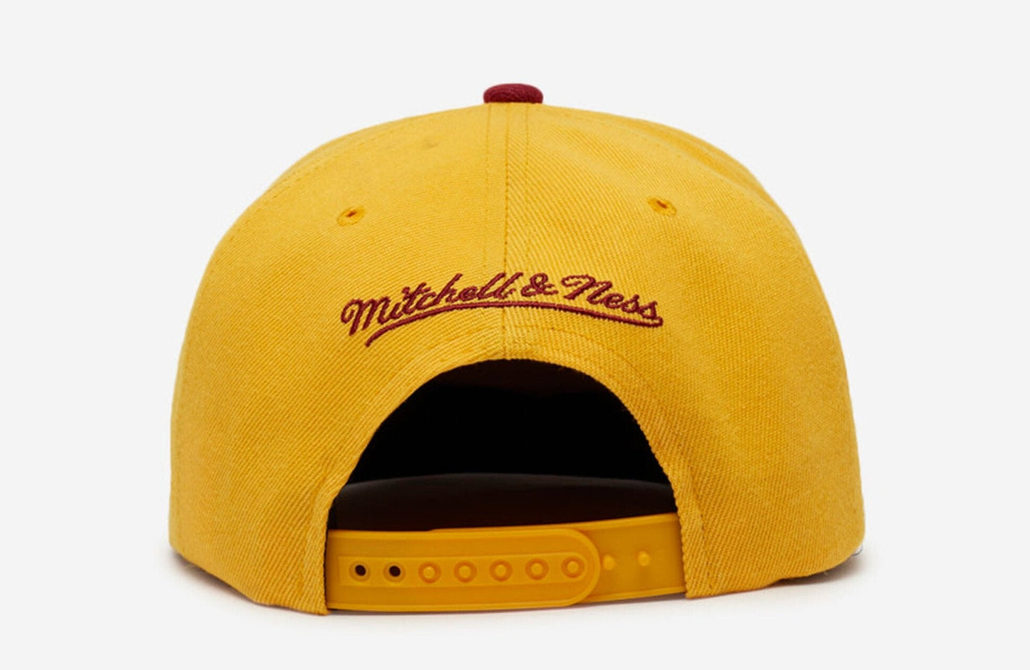 Men's Mitchell & Ness NBA Core Basic Snapback Heat - Light Gold-Scarlet
