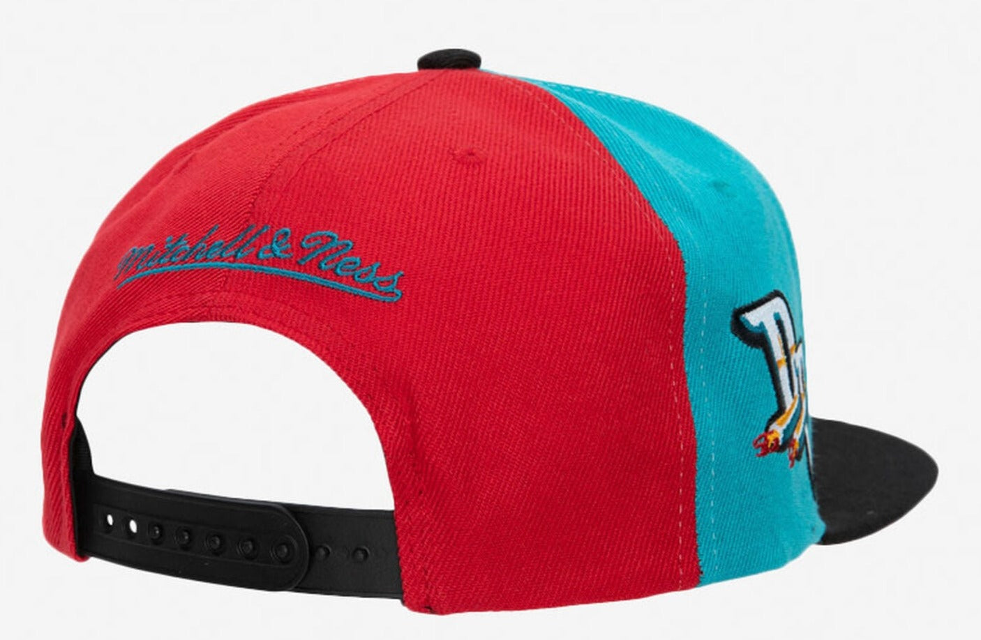 Men's Mitchell & Ness NBA On The Block Snapback Hwc Pistons