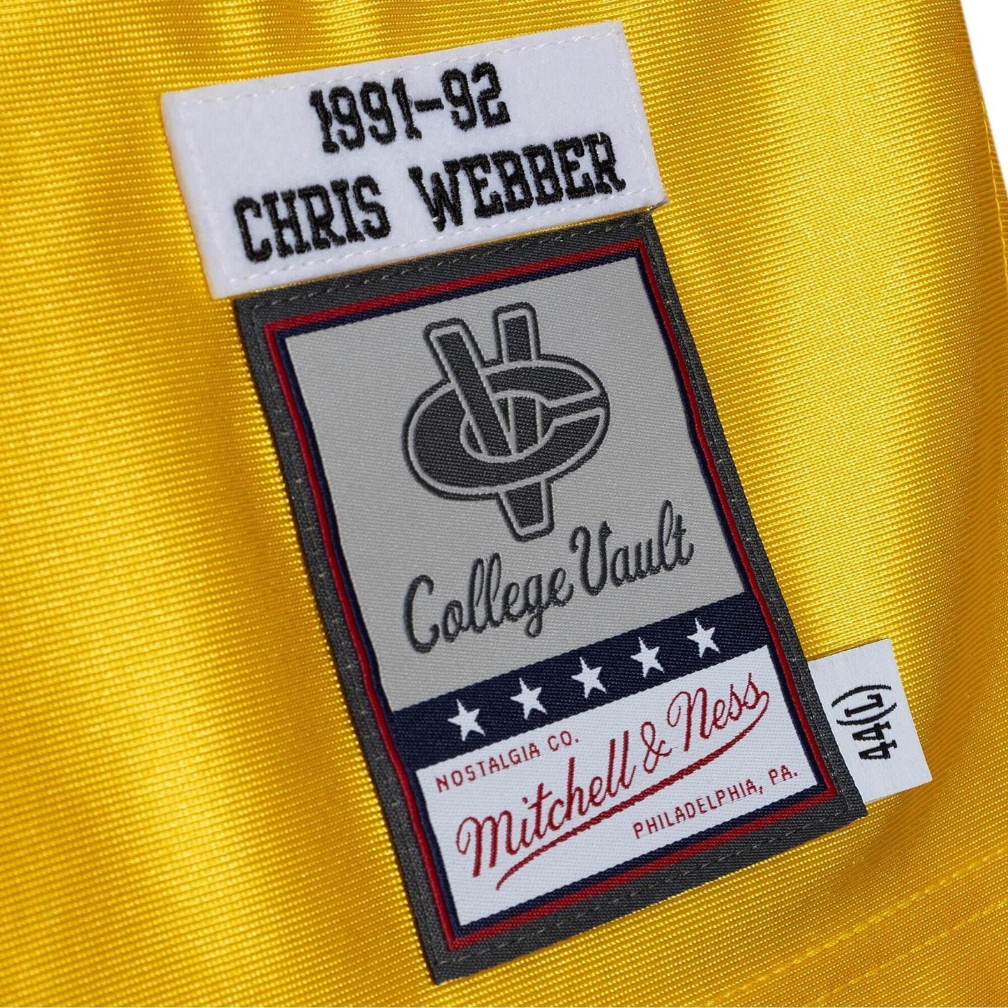 Mitchell & Ness Men's Ncaa Jersey Michigan 1991 Chris Webber