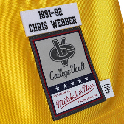 Mitchell & Ness Men's Ncaa Jersey Michigan 1991 Chris Webber