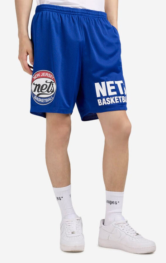 Mitchell & Ness Men's NBA Gameday Mesh 7In Shorts Vintage Logo Nets