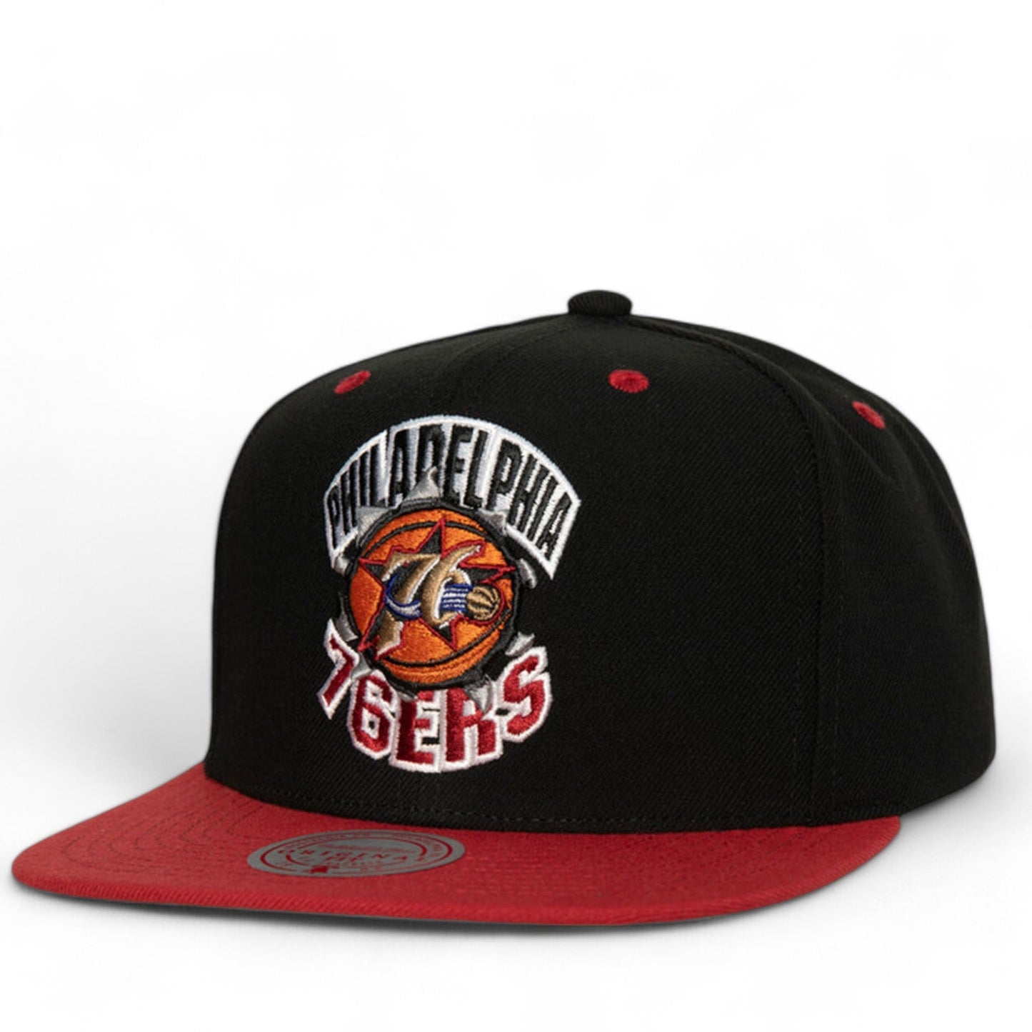 Men's Mitchell & Ness NBA Breakthrough Snapback Hwc 76Ers - Black