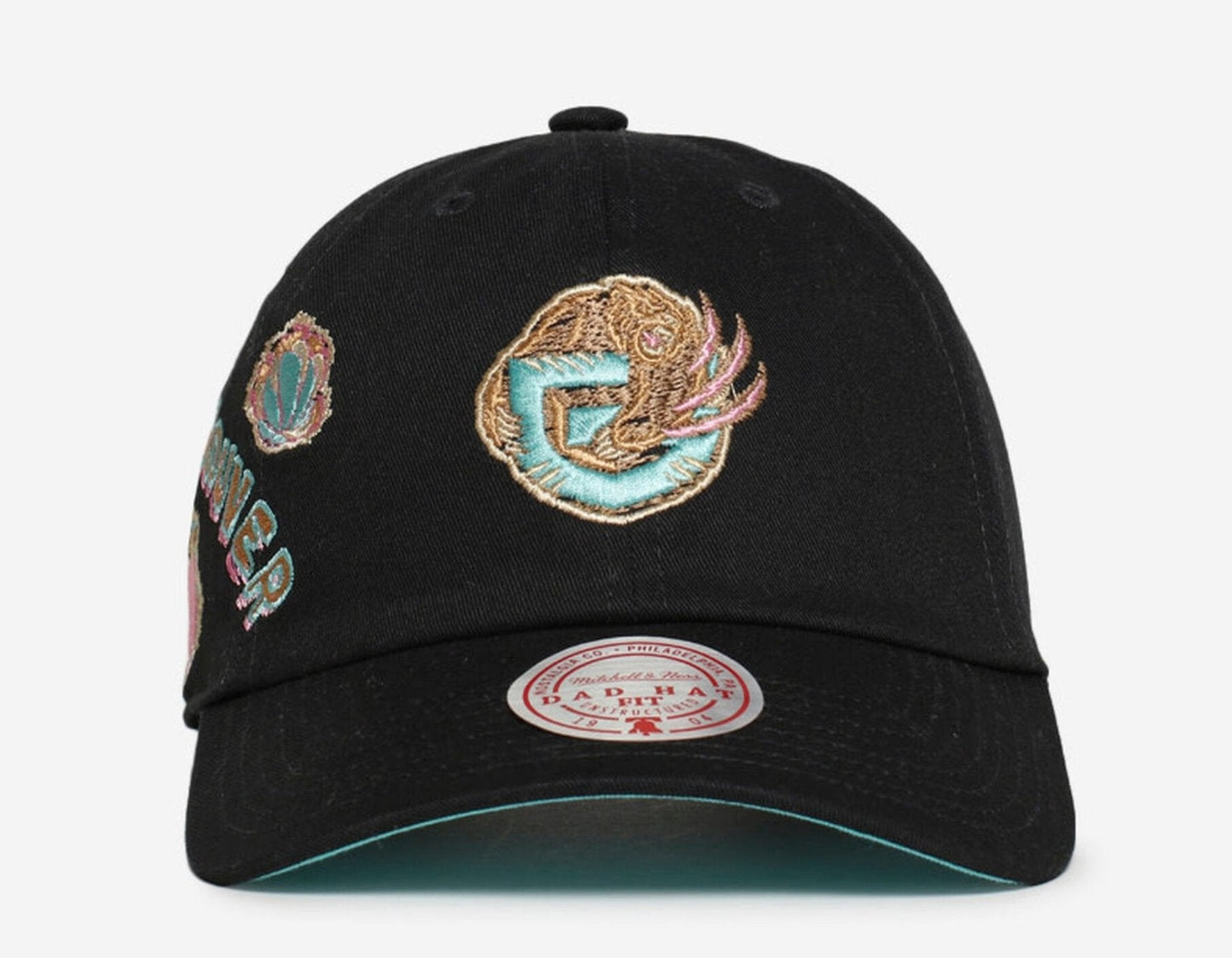 Mitchell & Ness Men's NBA Sidewalk Sketch Strapback Hwc Grizzlies Ball Caps
