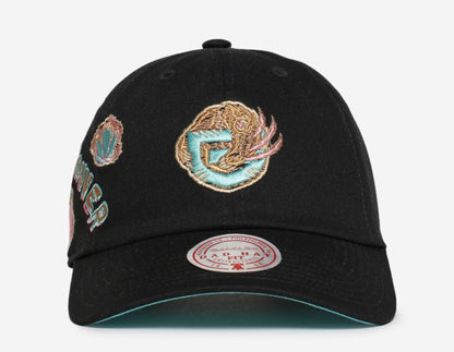 Mitchell & Ness Men's NBA Sidewalk Sketch Strapback Hwc Grizzlies Ball Caps