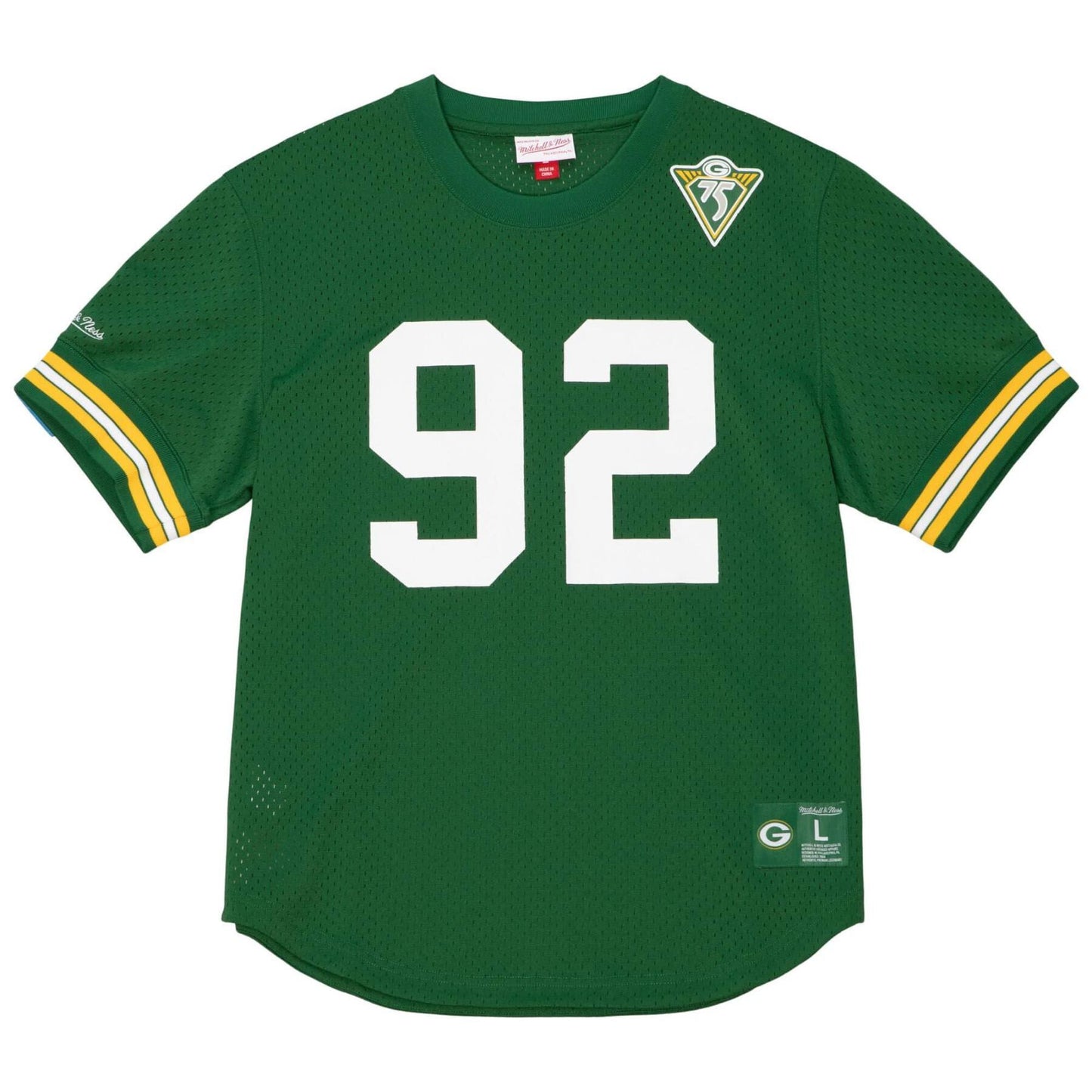 Men's Mitchell & Ness NFL N&N Mesh Crewneck Packers 1994 Reggie White