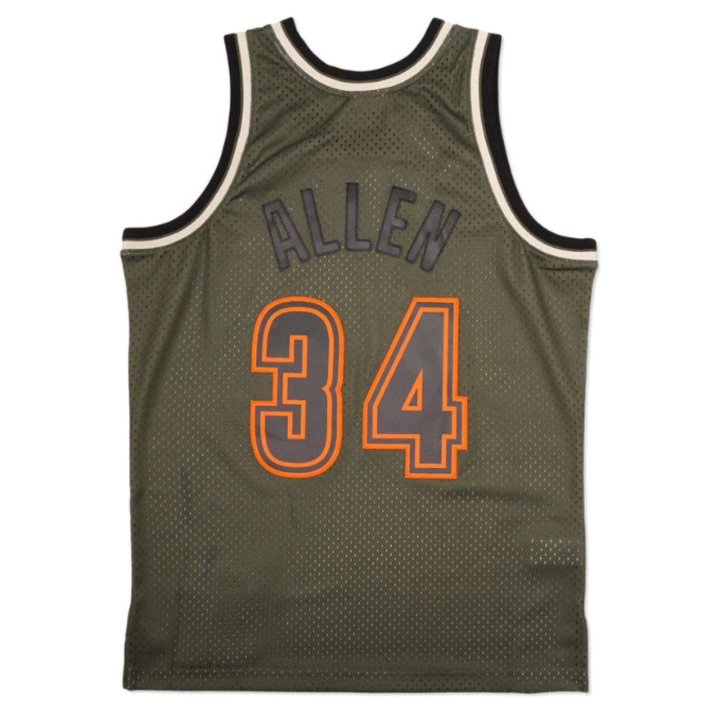 Men's Mitchell & Ness Flight Swingman Jersey Bucks 1996 Ray Allen