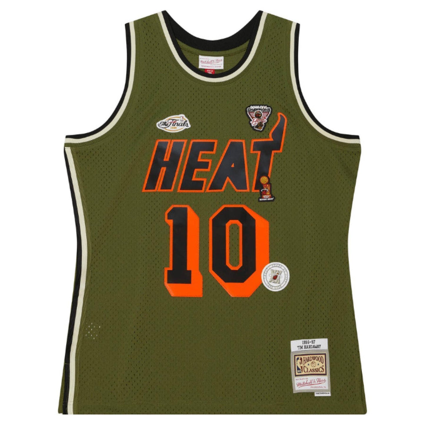 Men's Mitchell & Ness Flight Swingman Jersey Heat 1996 Tim Hardaway
